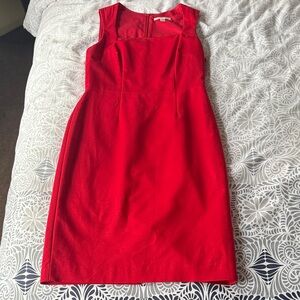 Banana Republic Vibrant Red Dress